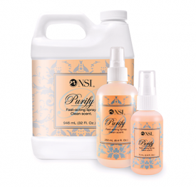 Purify sanitizer spray for nail prep natural nail manicure