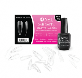 Stiletto Try me kit soft gel tips